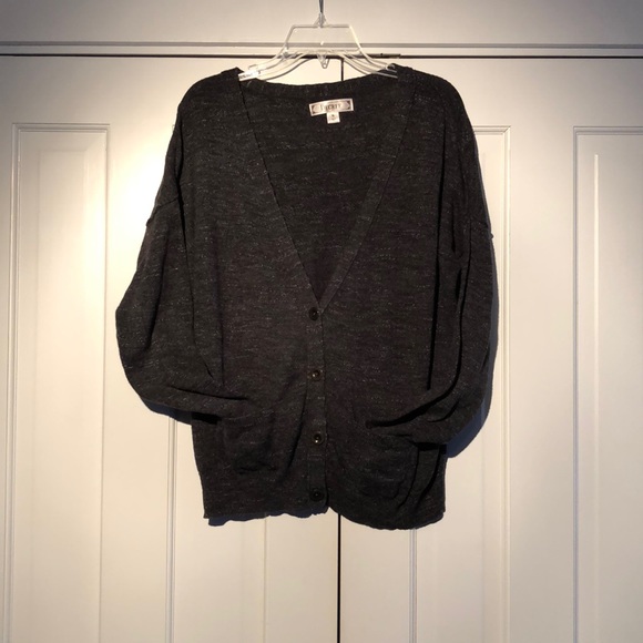 Decree Sweaters - Drecree dark grey cardigan